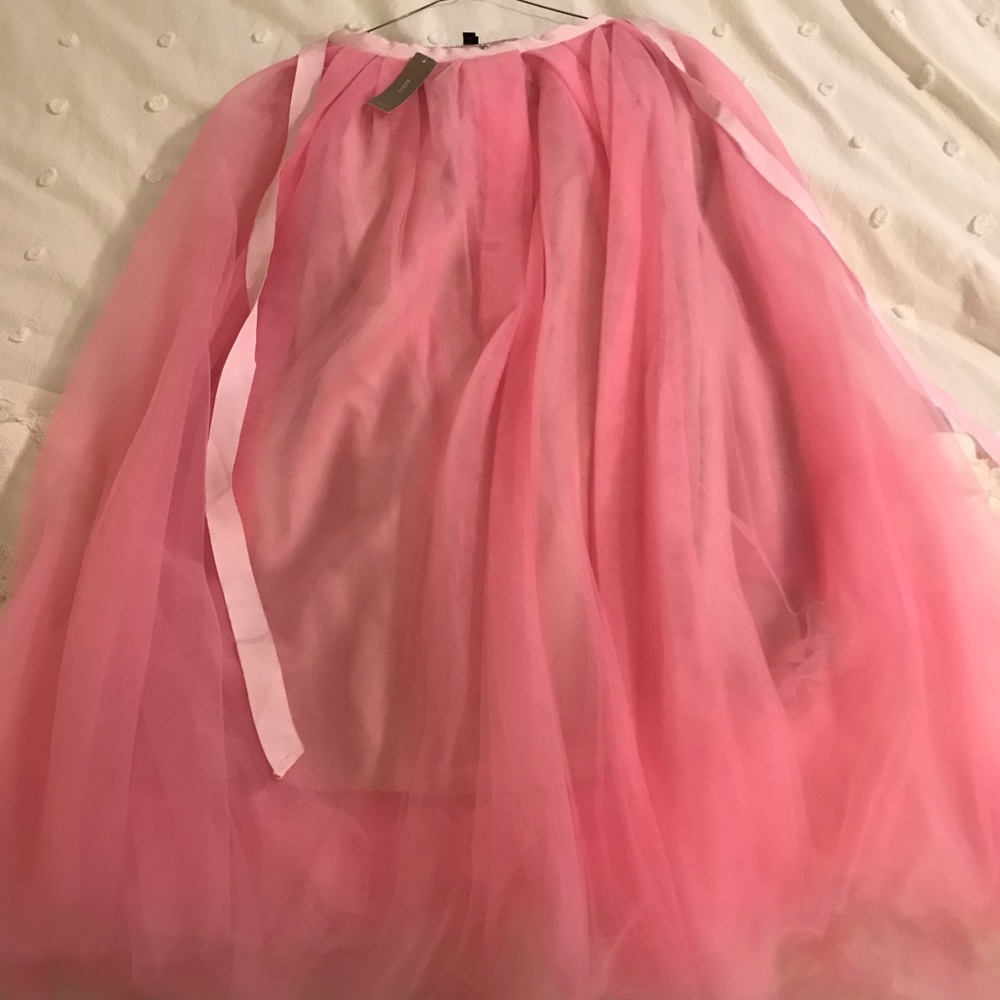 J crew bubblegum pink tulle skirt